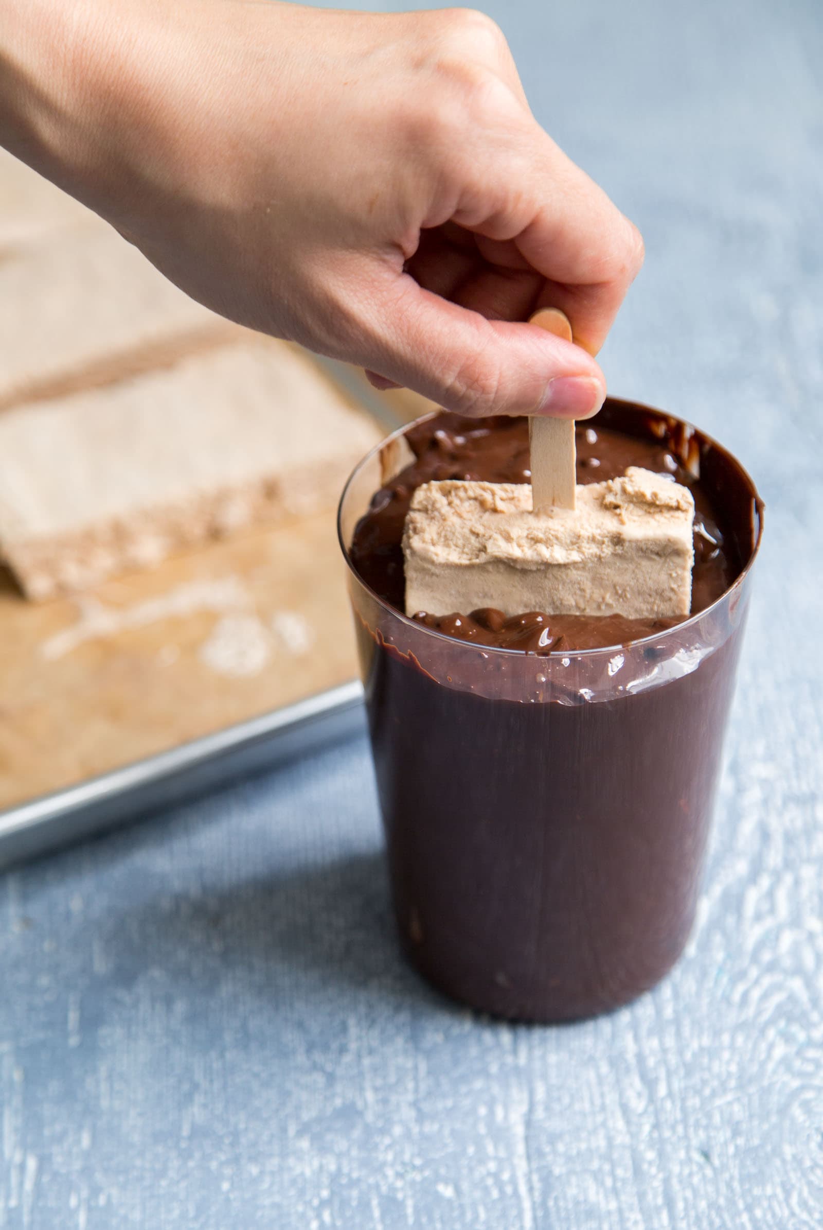 Almond Mocha Ice Cream Bars