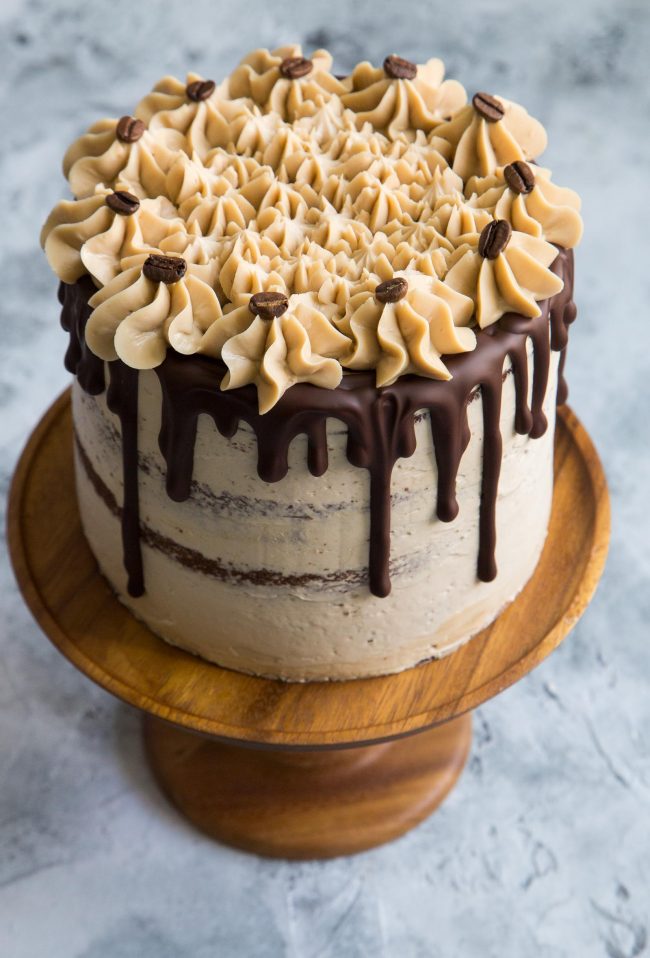 Espresso Chocolate Cake (with Swiss buttercream) The Little Epicurean