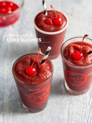 Cherry Jack & Coke Slushie