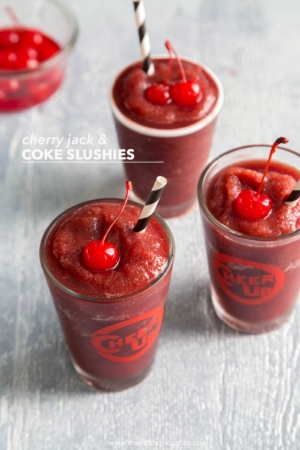 Cherry Jack & Coke Slushie