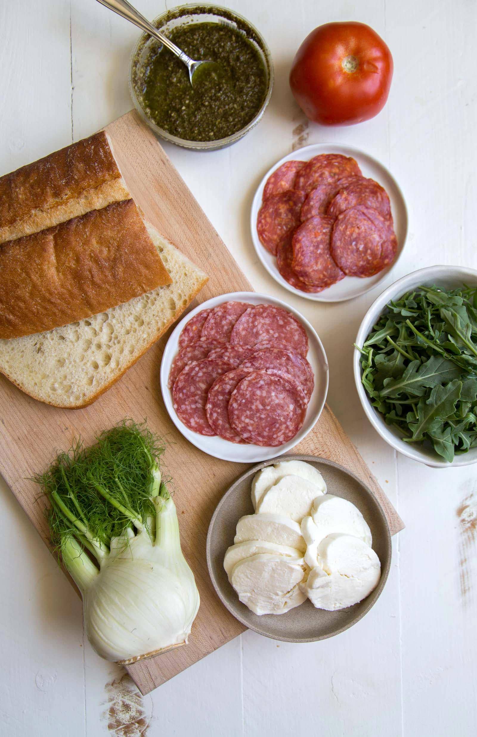 Salumi Mozzarella Sandwich