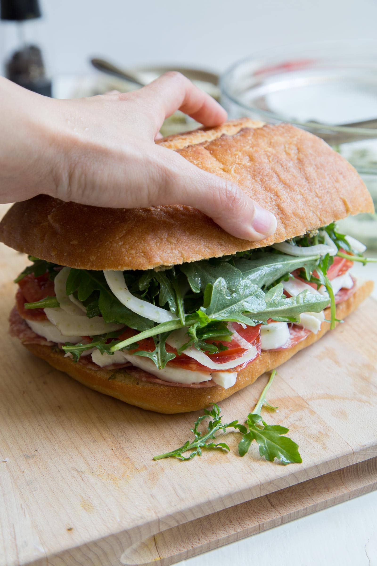 Salumi Mozzarella Sandwich