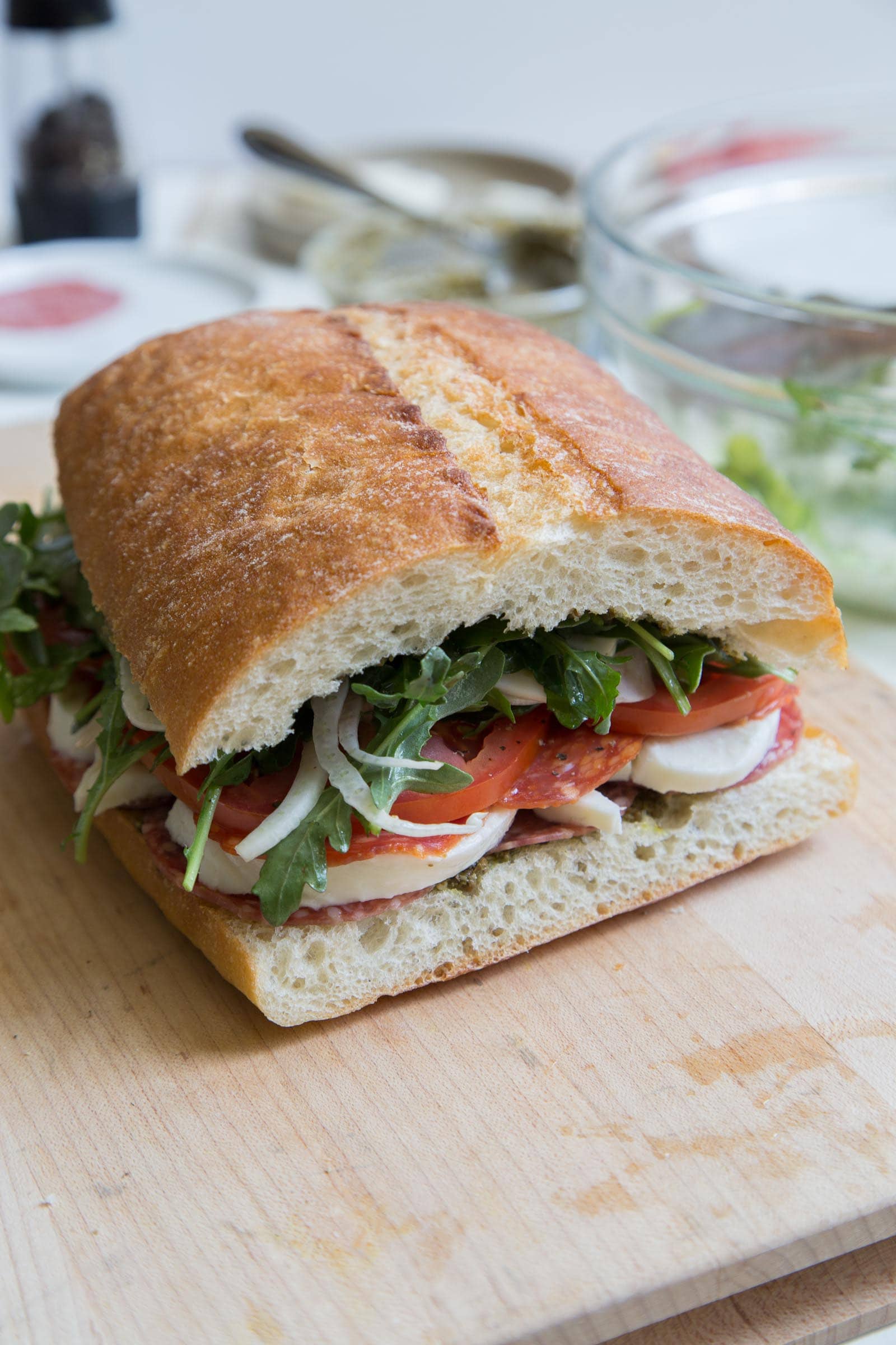 Salumi Mozzarella Sandwich