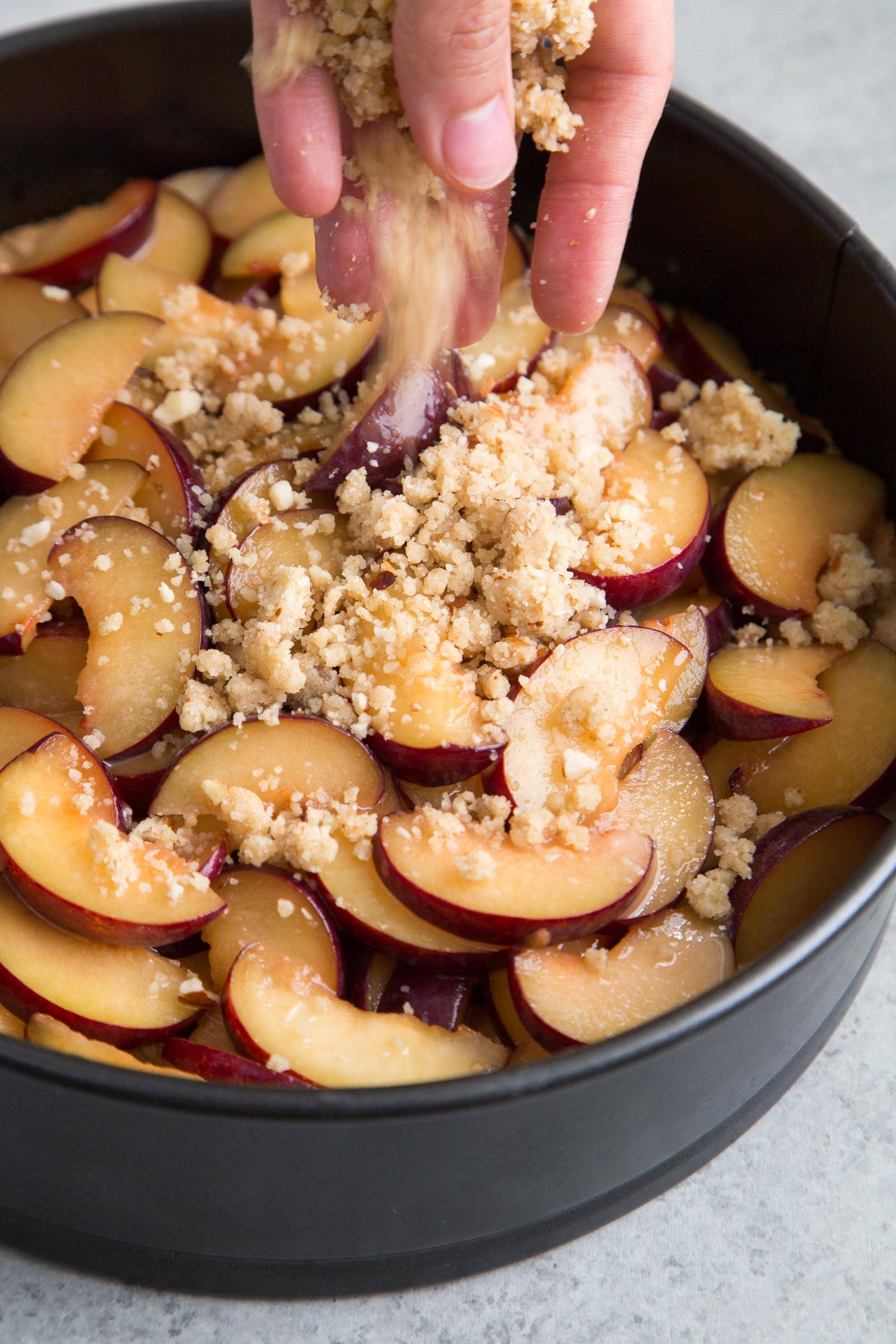 Almond Plum Cake