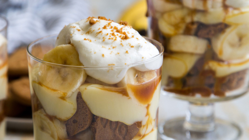 Speculoos Banana Cream Parfait