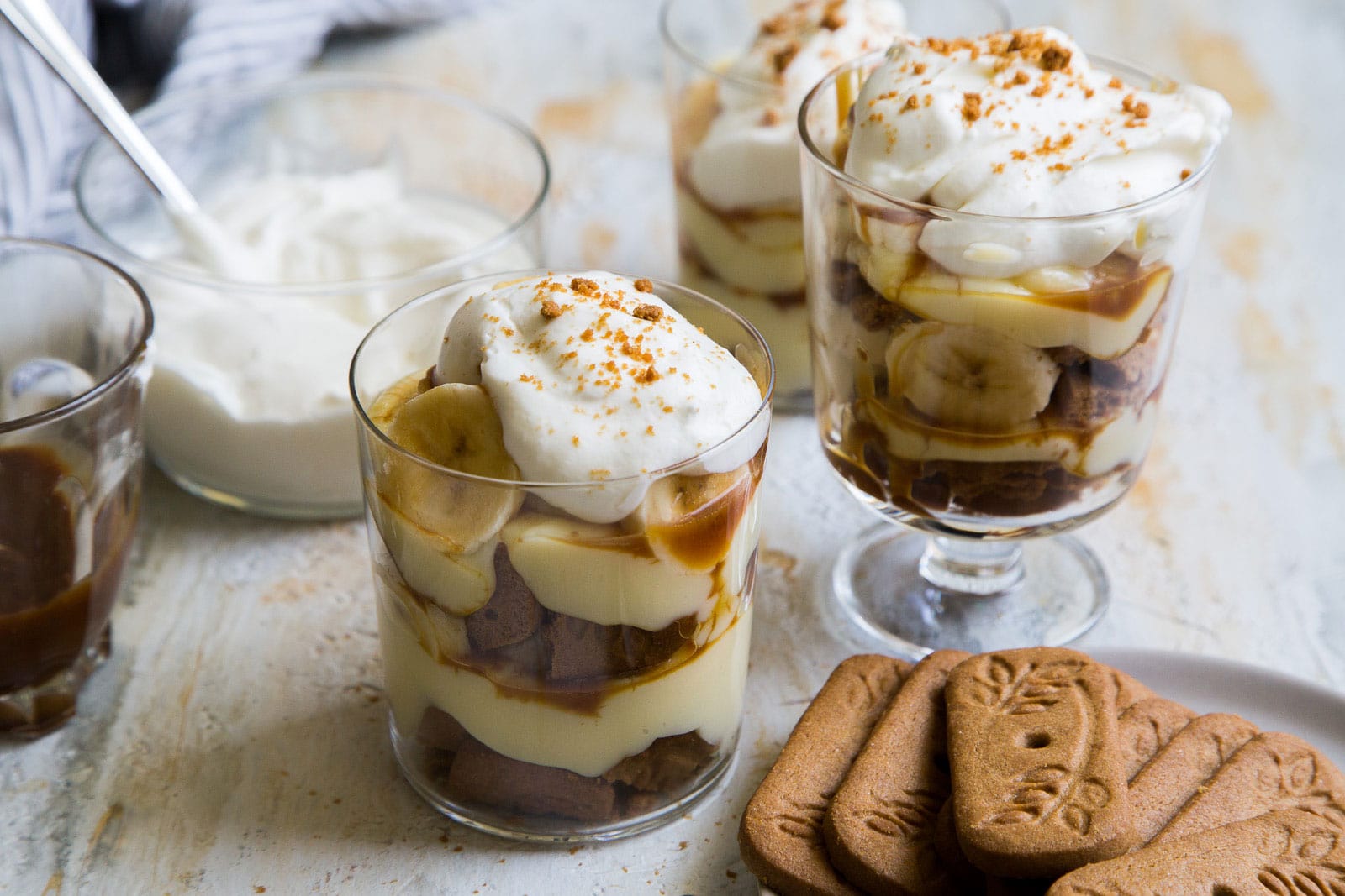 Speculoos Banana Cream Parfait