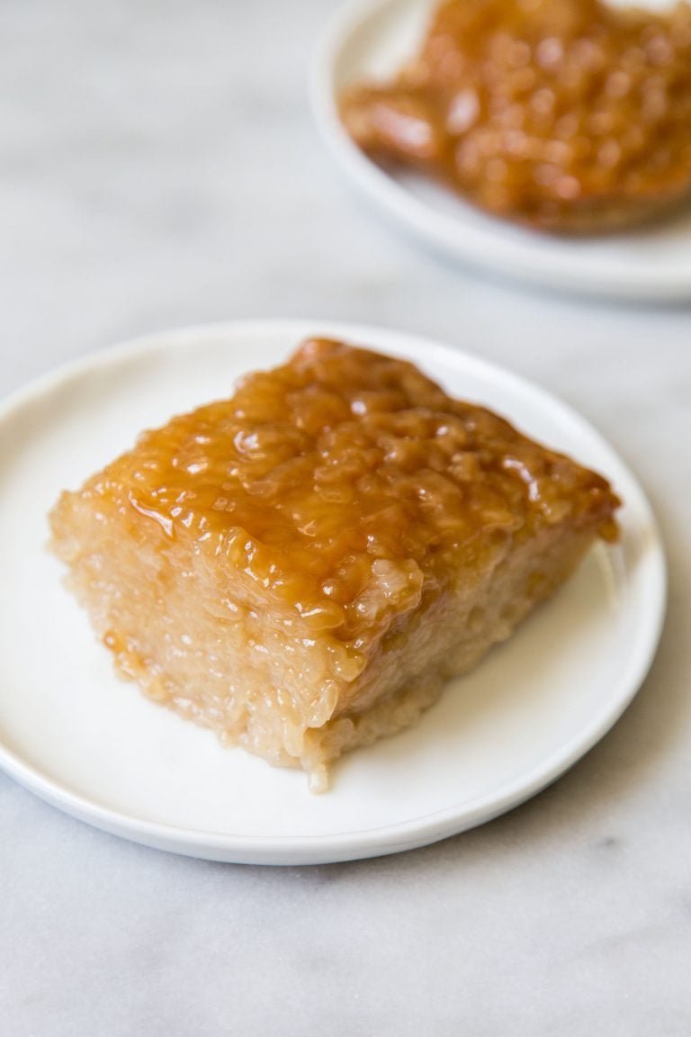chinese new year coconut rice cake