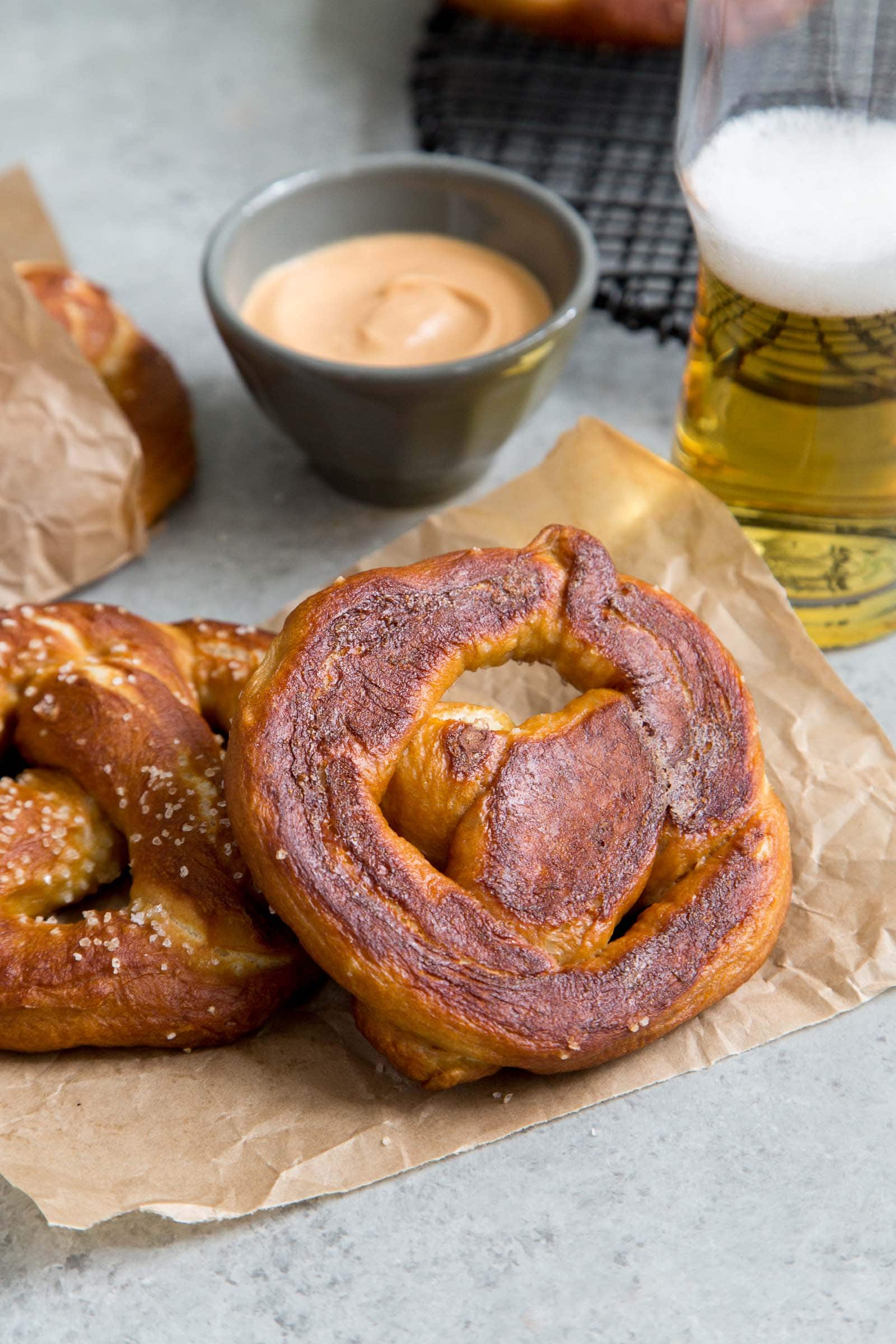 Honey Beer Pretzels