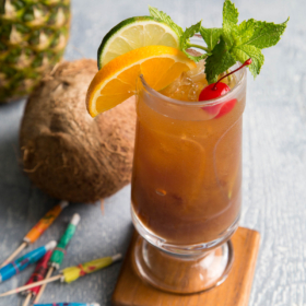 Tiki Passion Pineapple Rum Cocktail