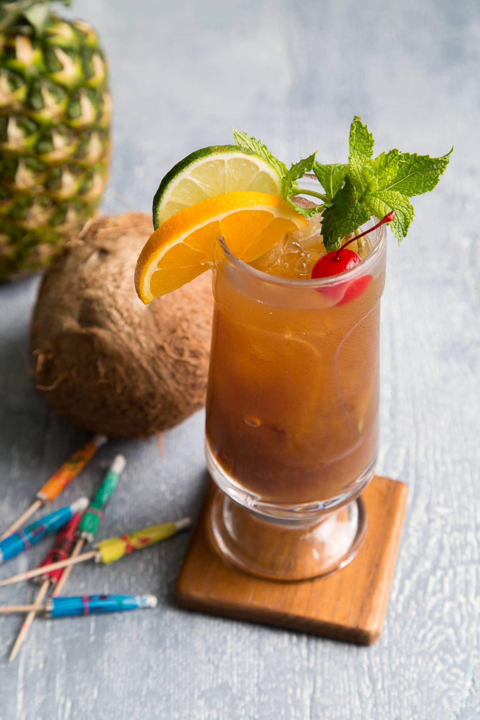 Tiki Passion Pineapple Rum Cocktail