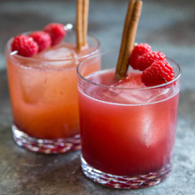 Sparkling Berry Apple Mocktail