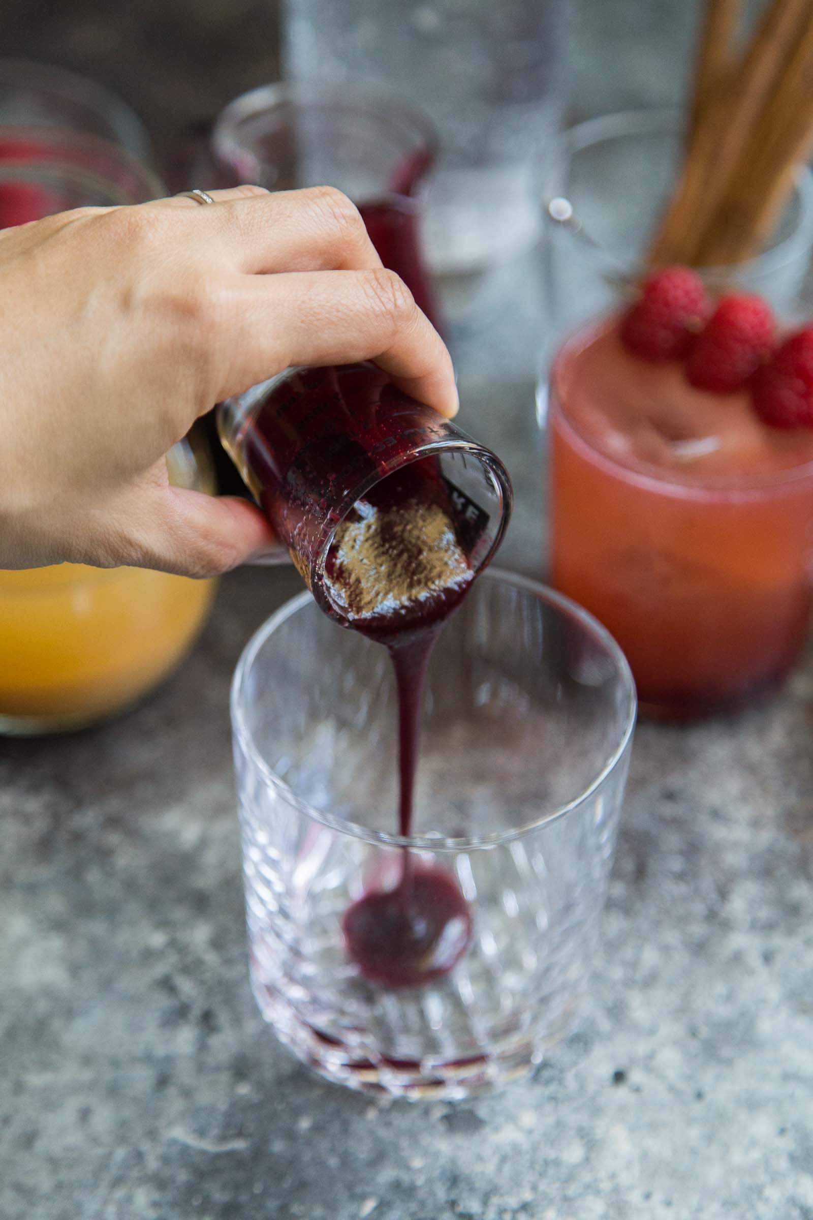 Sparkling Berry Apple Mocktail