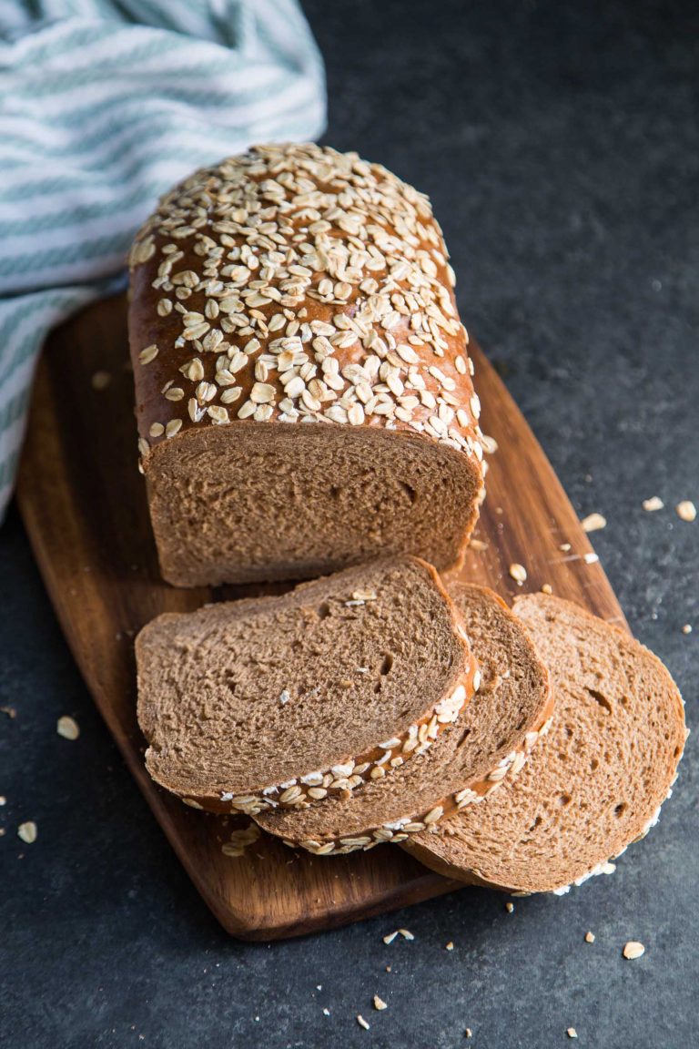 Stout Bread Loaf with Rolled Oats The Little Epicurean