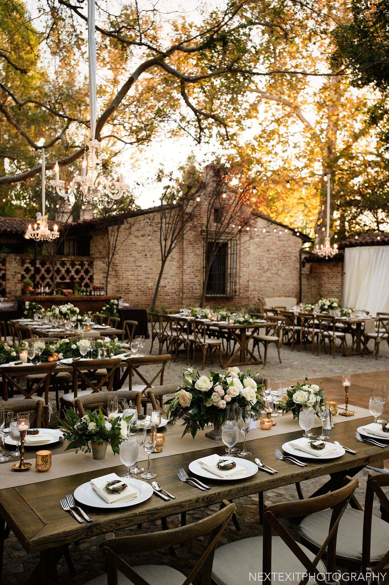 Hummingbird Nest Ranch Wedding Reception