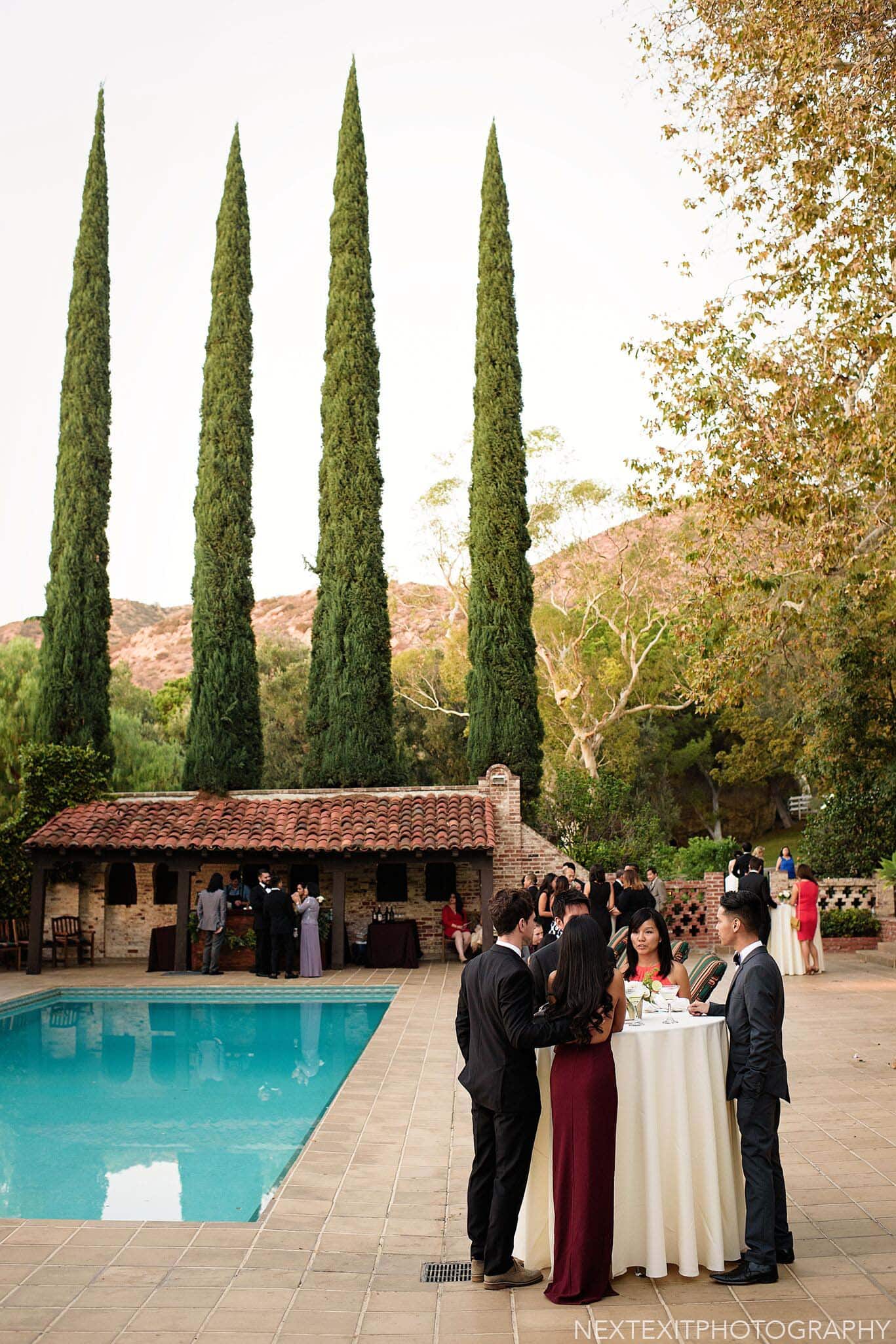 Hummingbird Nest Ranch Wedding Reception