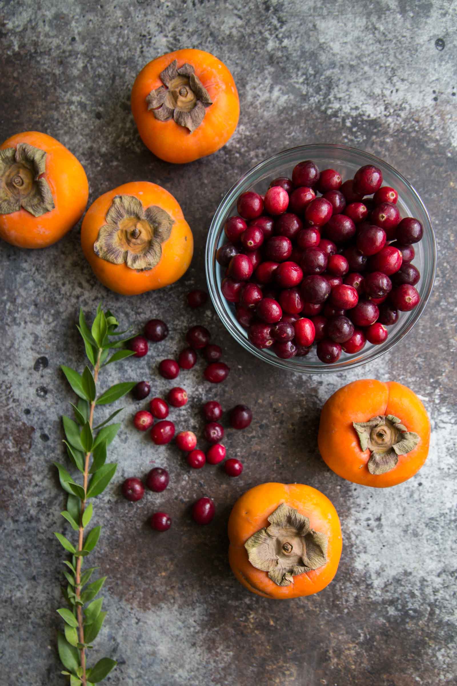 Persimmon Cranberry Pie