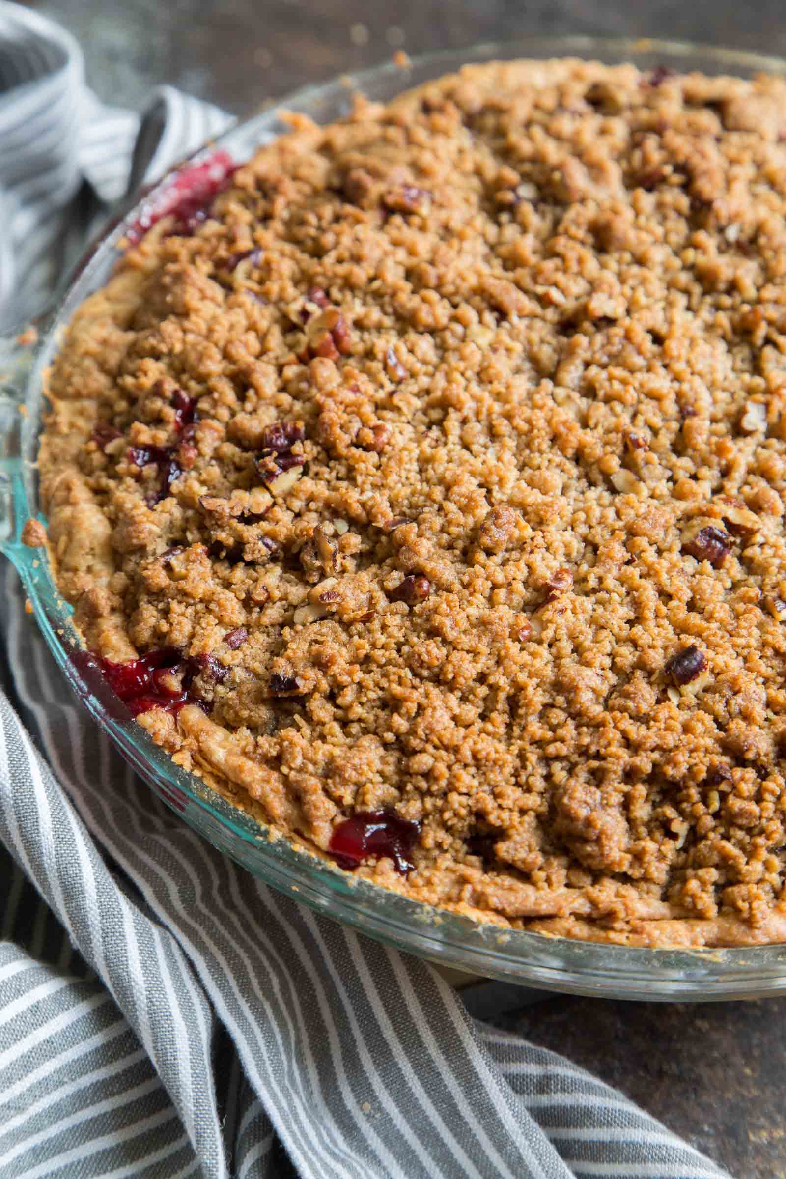 Persimmon Cranberry Pie