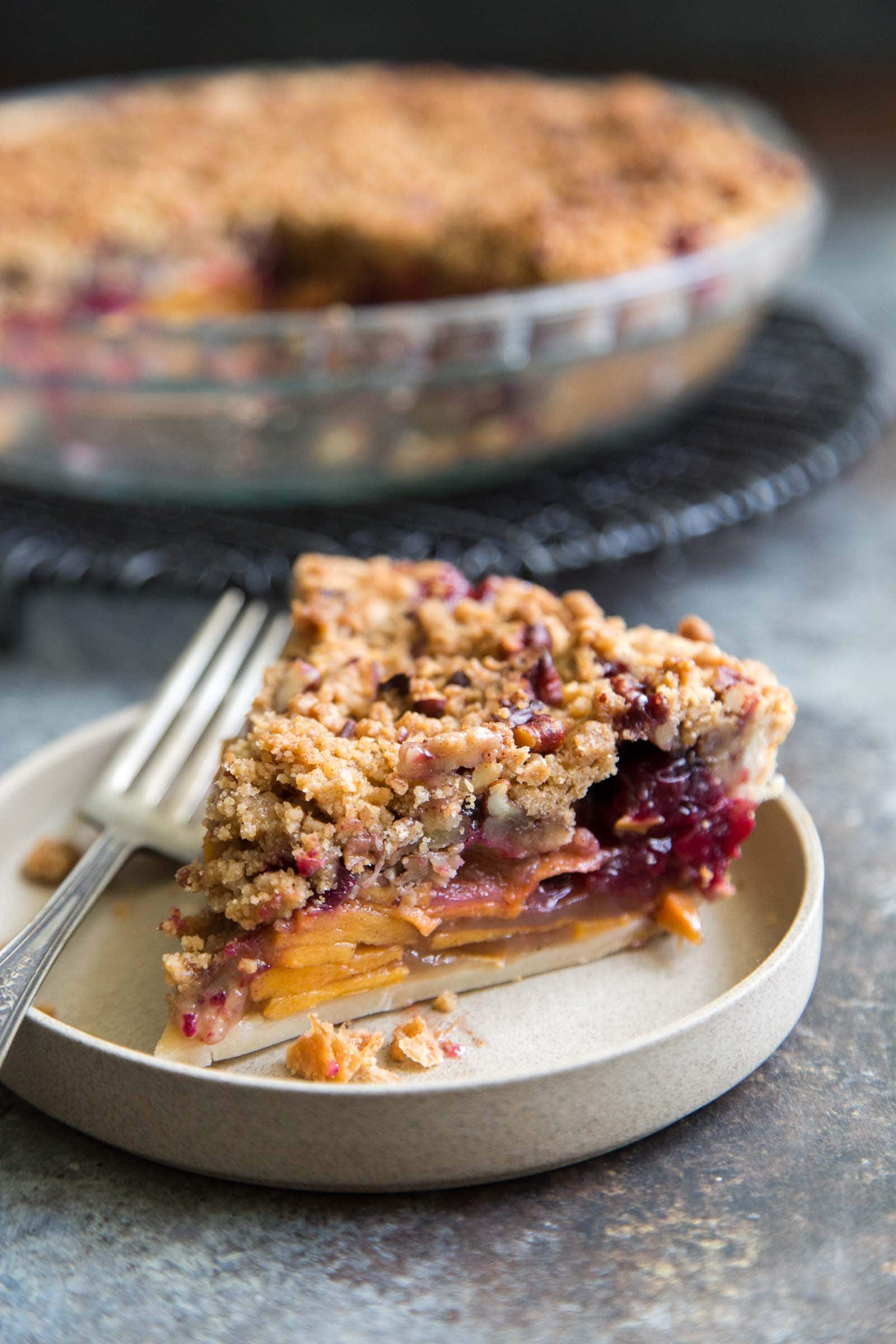 Persimmon Cranberry Pie