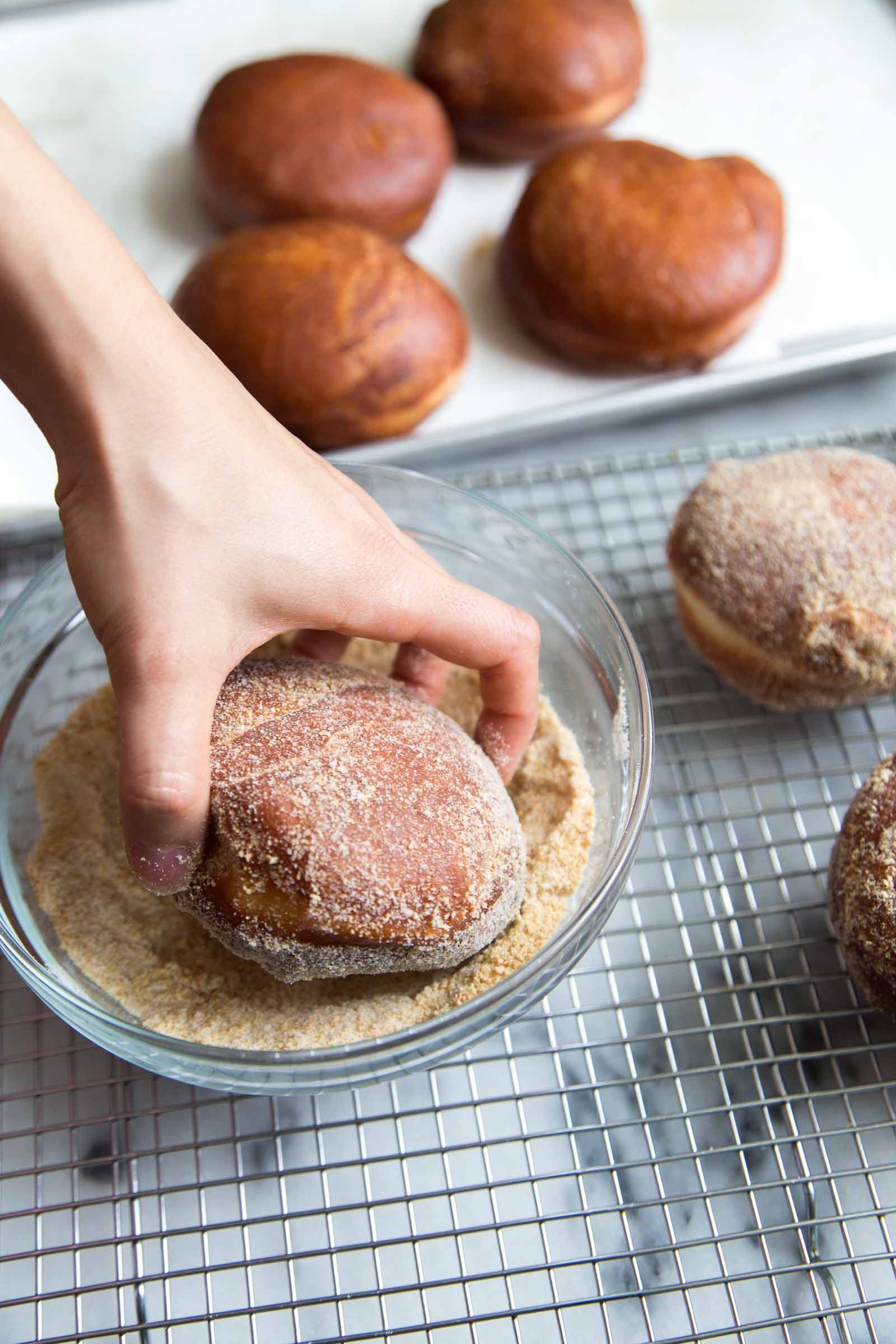 Pumpkin Cheesecake Doughnuts