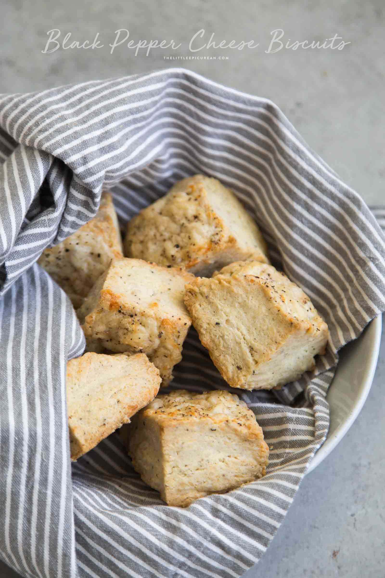 Black Pepper Cheese Biscuits