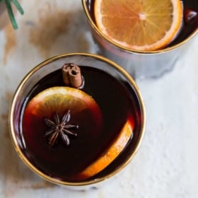 Orange Vanilla Mulled Wine