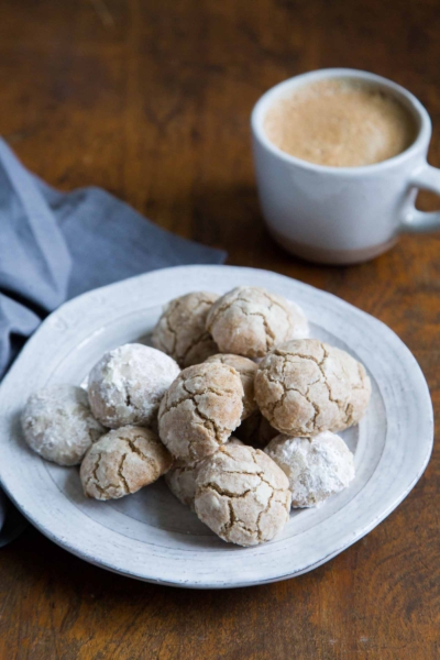 Pecan Hazelnut Meltaway Cookies
