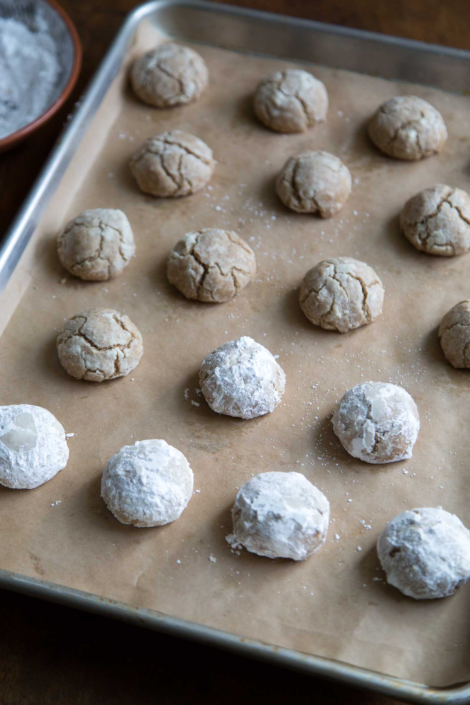 Pecan Hazelnut Meltaway Cookies