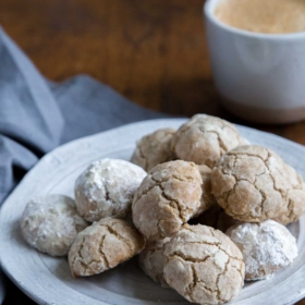 Pecan Hazelnut Meltaway Cookies
