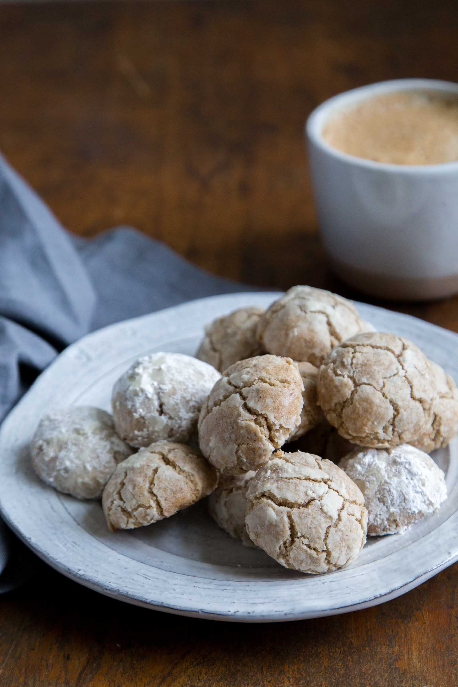 Pecan Hazelnut Meltaway Cookies