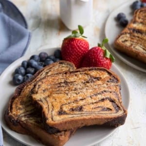 Chocolate Babka French Toast
