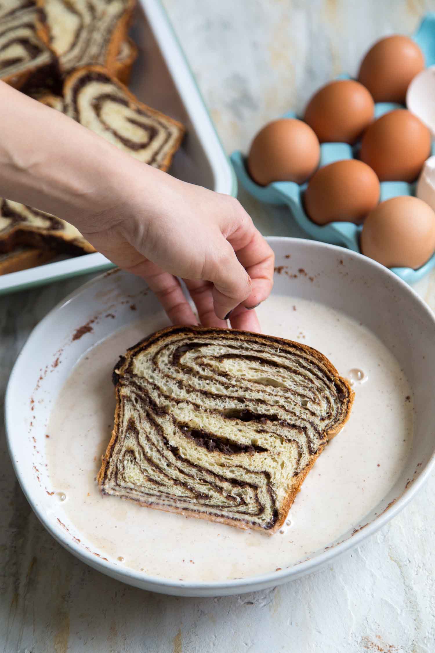 Chocolate Babka French Toast