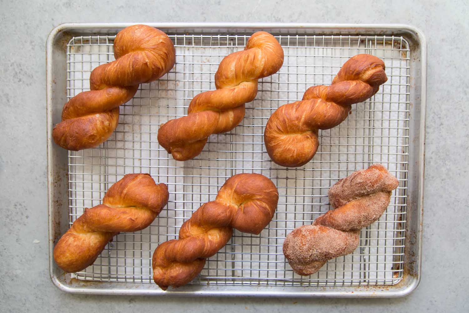 Cinnamon Sugar Twist Doughnuts