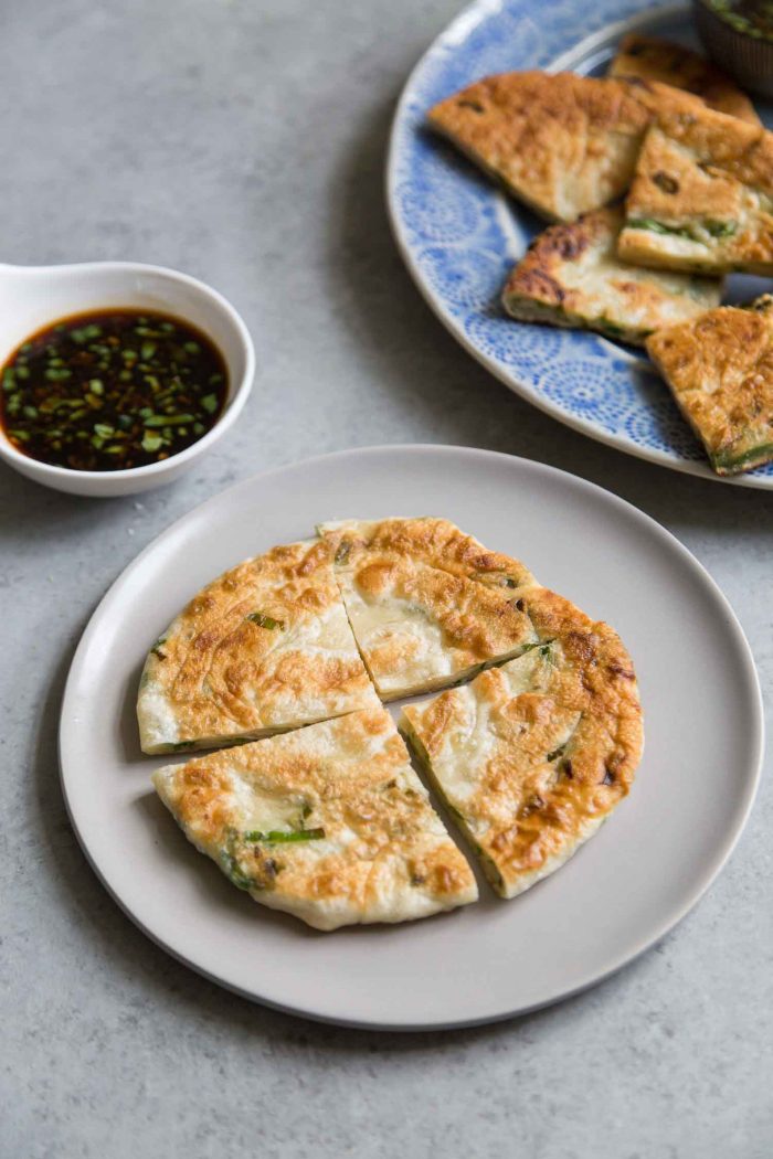Chinese Green Onion Pancakes- The Little Epicurean