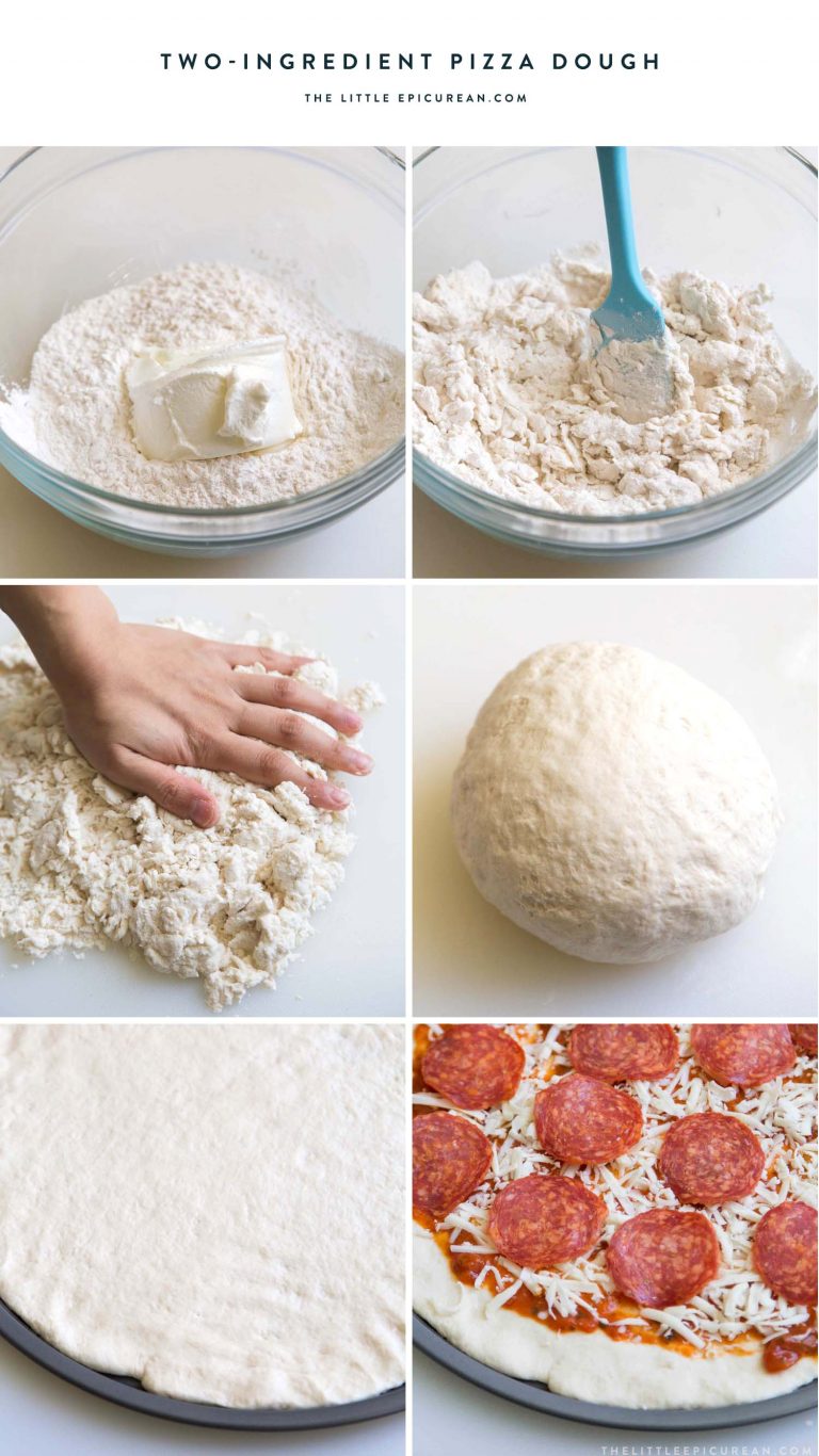 Two Ingredient Pizza Dough The Little Epicurean