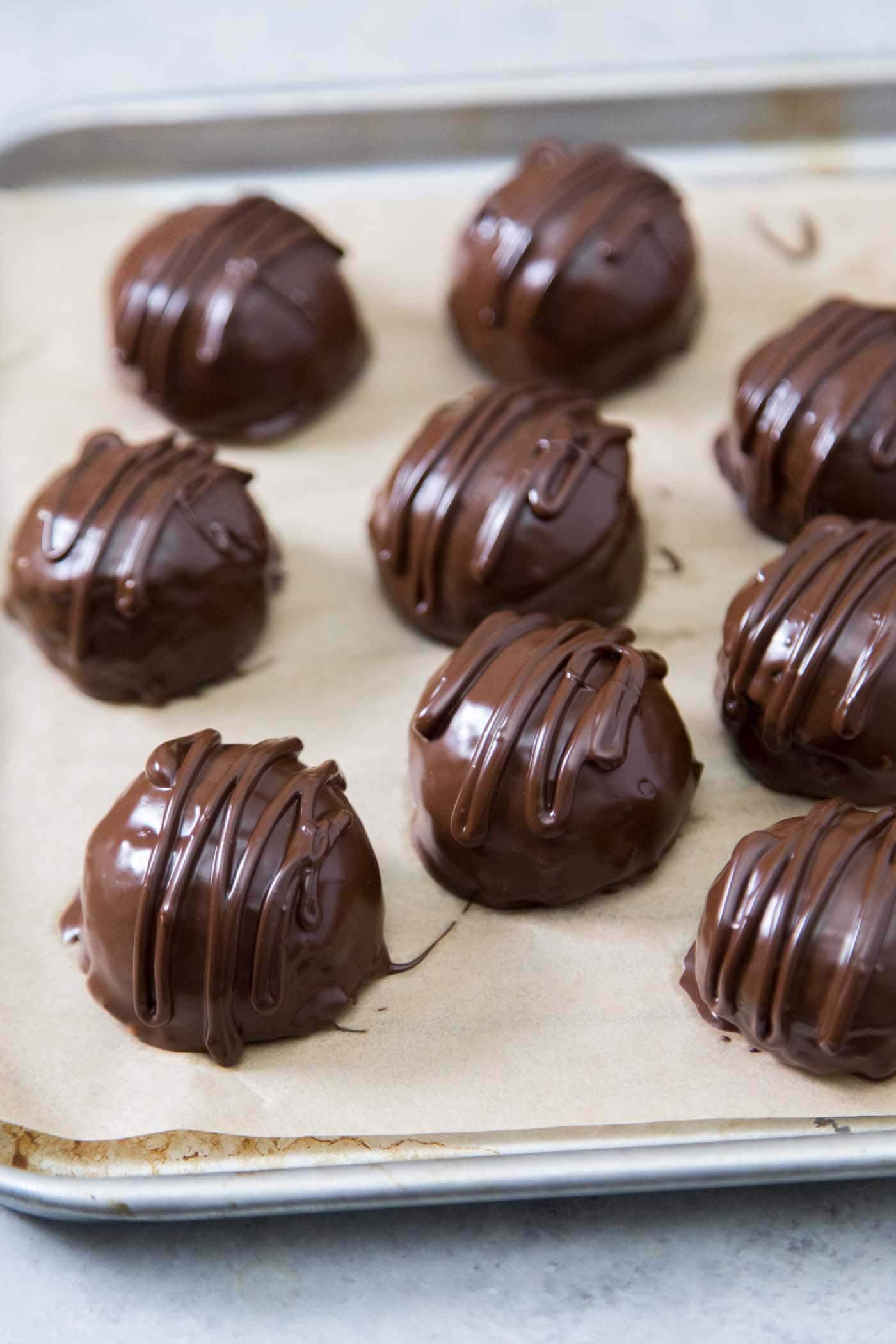 Dark Chocolate Almond Joy Truffles
