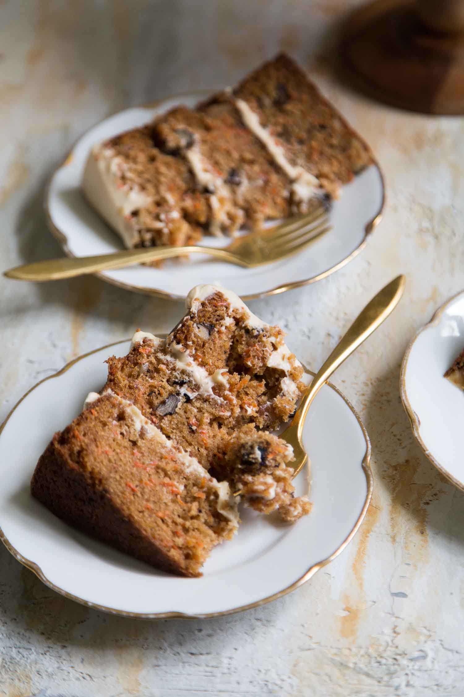 Carrot Cake with Brown Sugar Cream Cheese Frosting