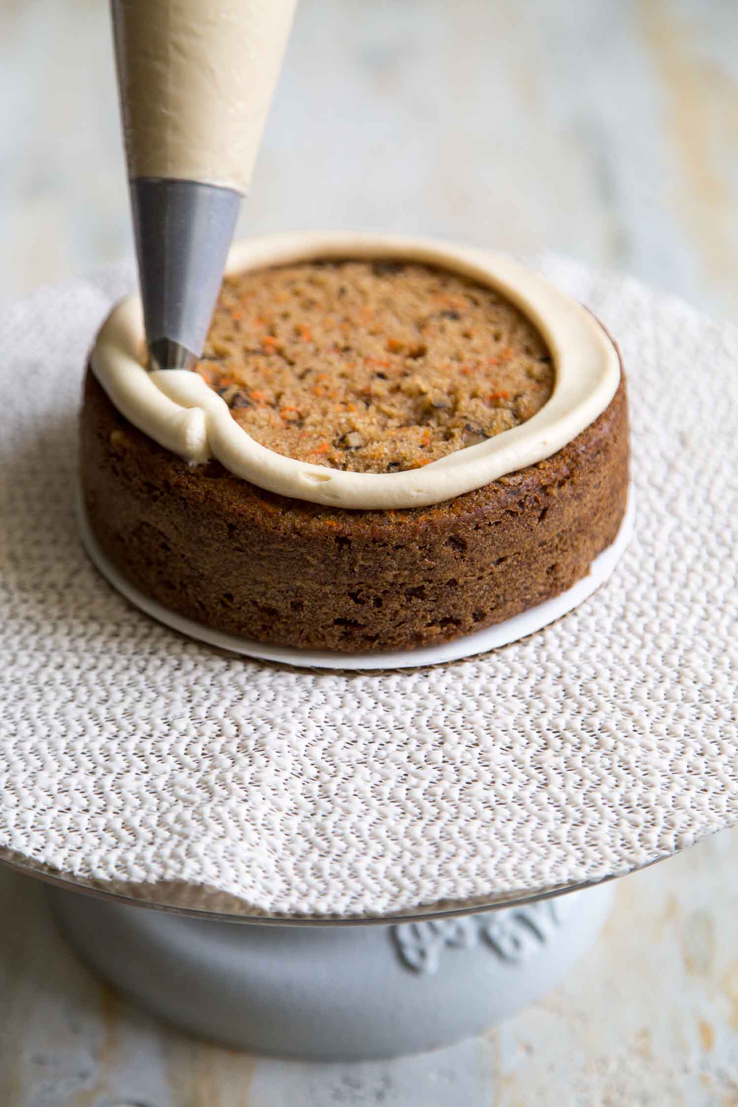 Carrot Cake with Brown Sugar Cream Cheese Frosting