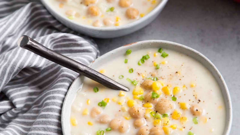 Chickpea Corn Chowder