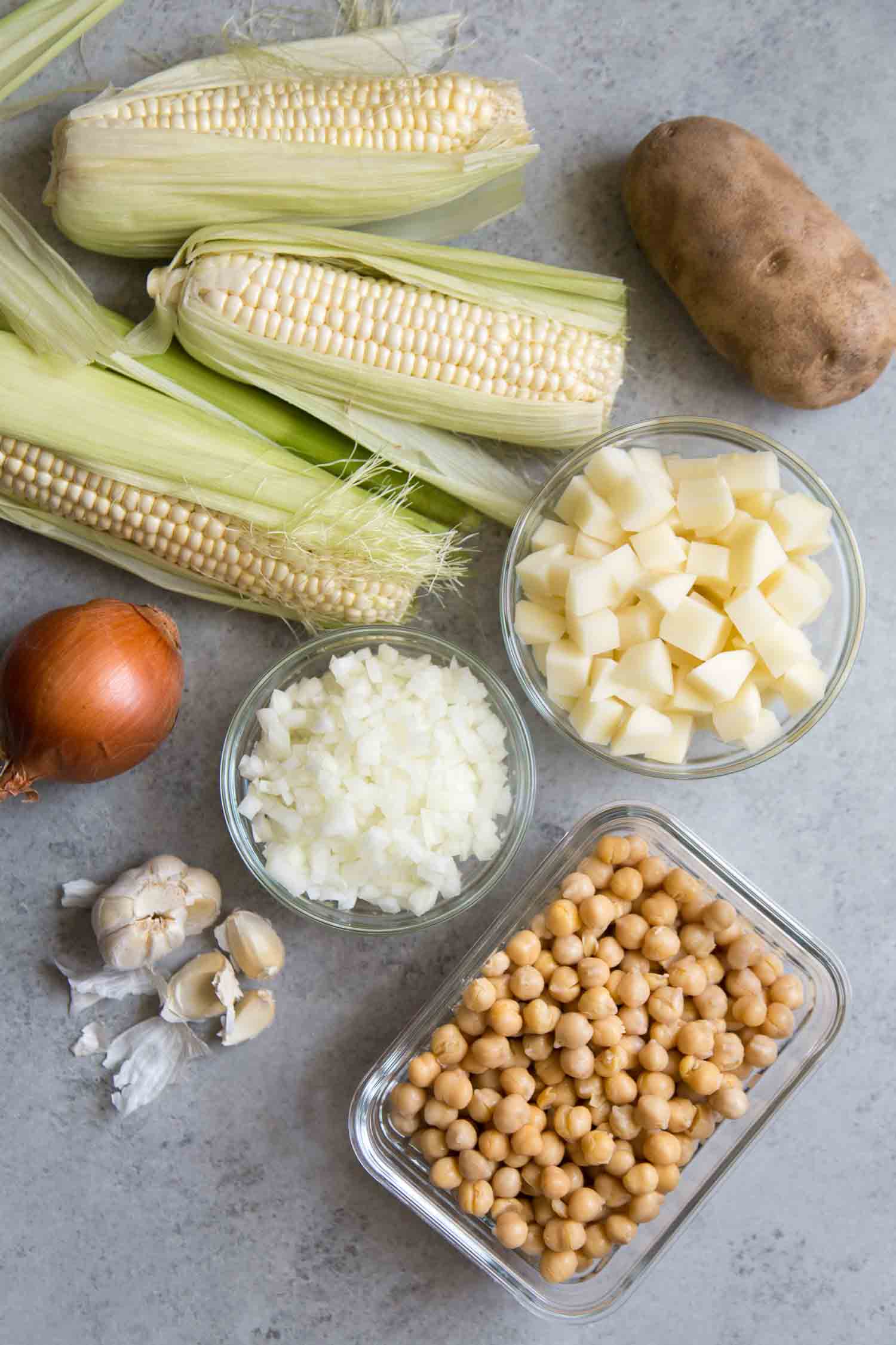 Chickpea Corn Chowder