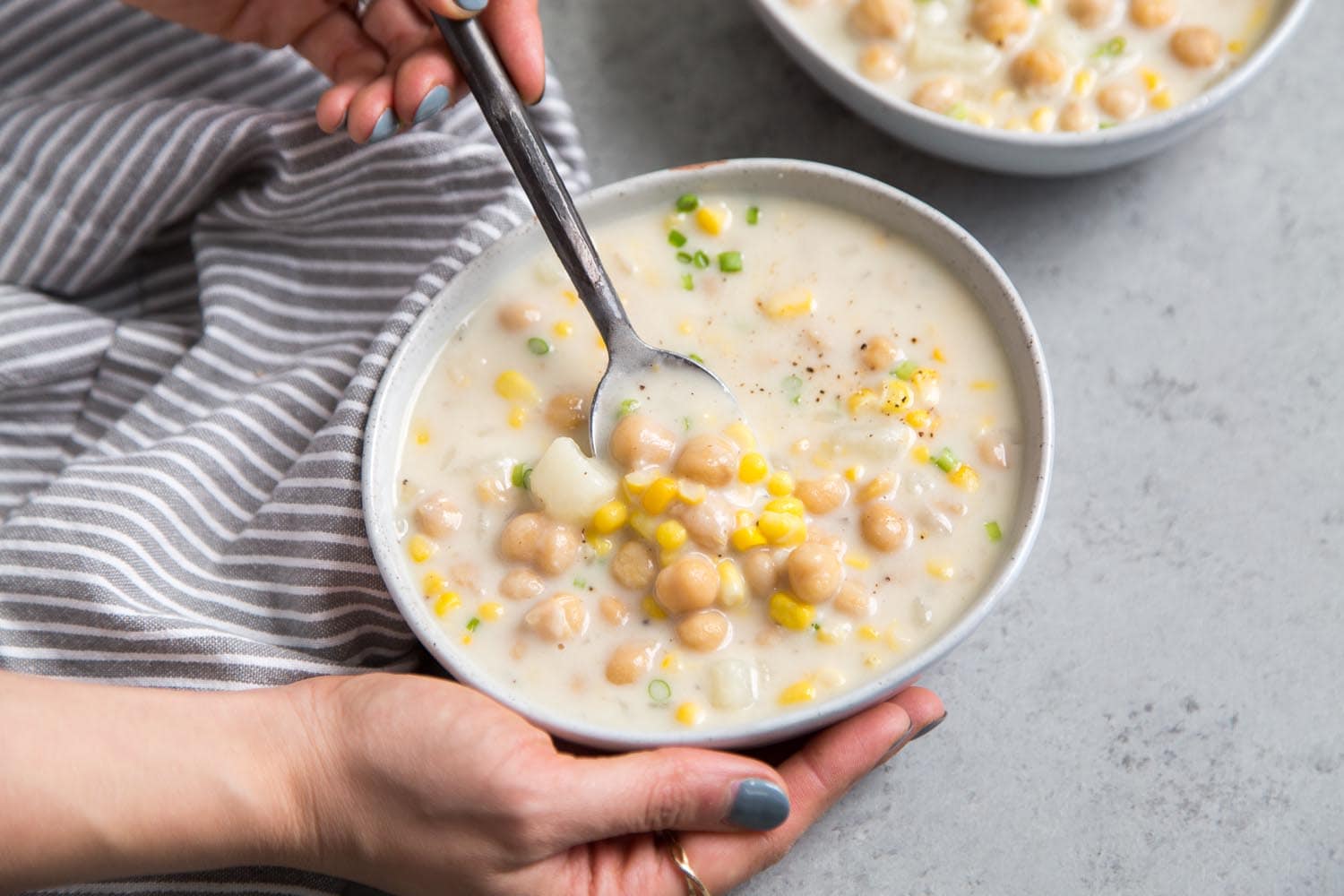 Chickpea Corn Chowder