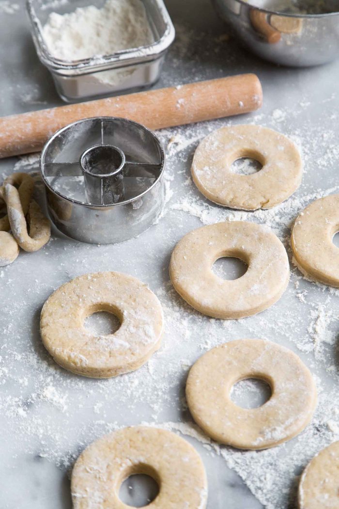 Glazed Old Fashioned Doughnuts