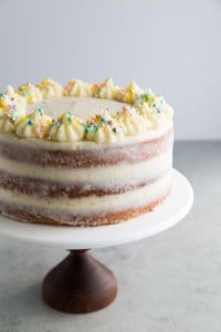 Lemon Layer Cake with Mascarpone Buttercream