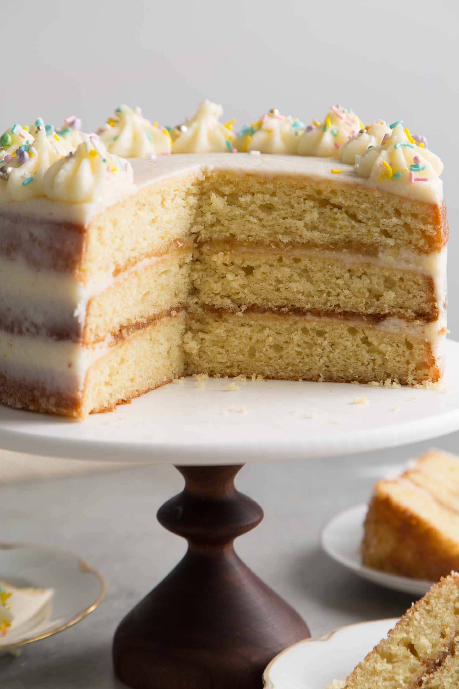 Lemon Layer Cake with Mascarpone Buttercream