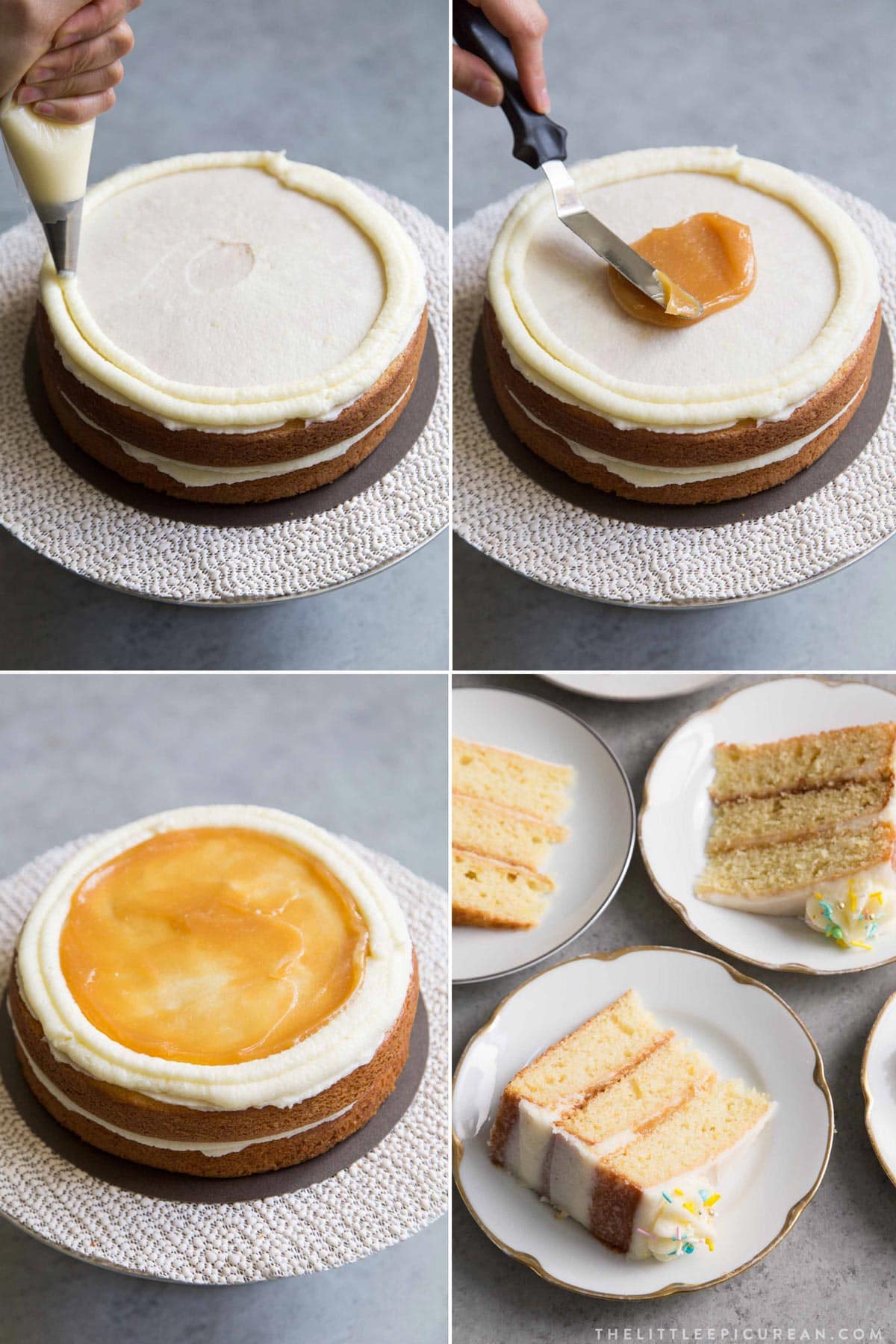 Lemon Layer Cake with Mascarpone Buttercream