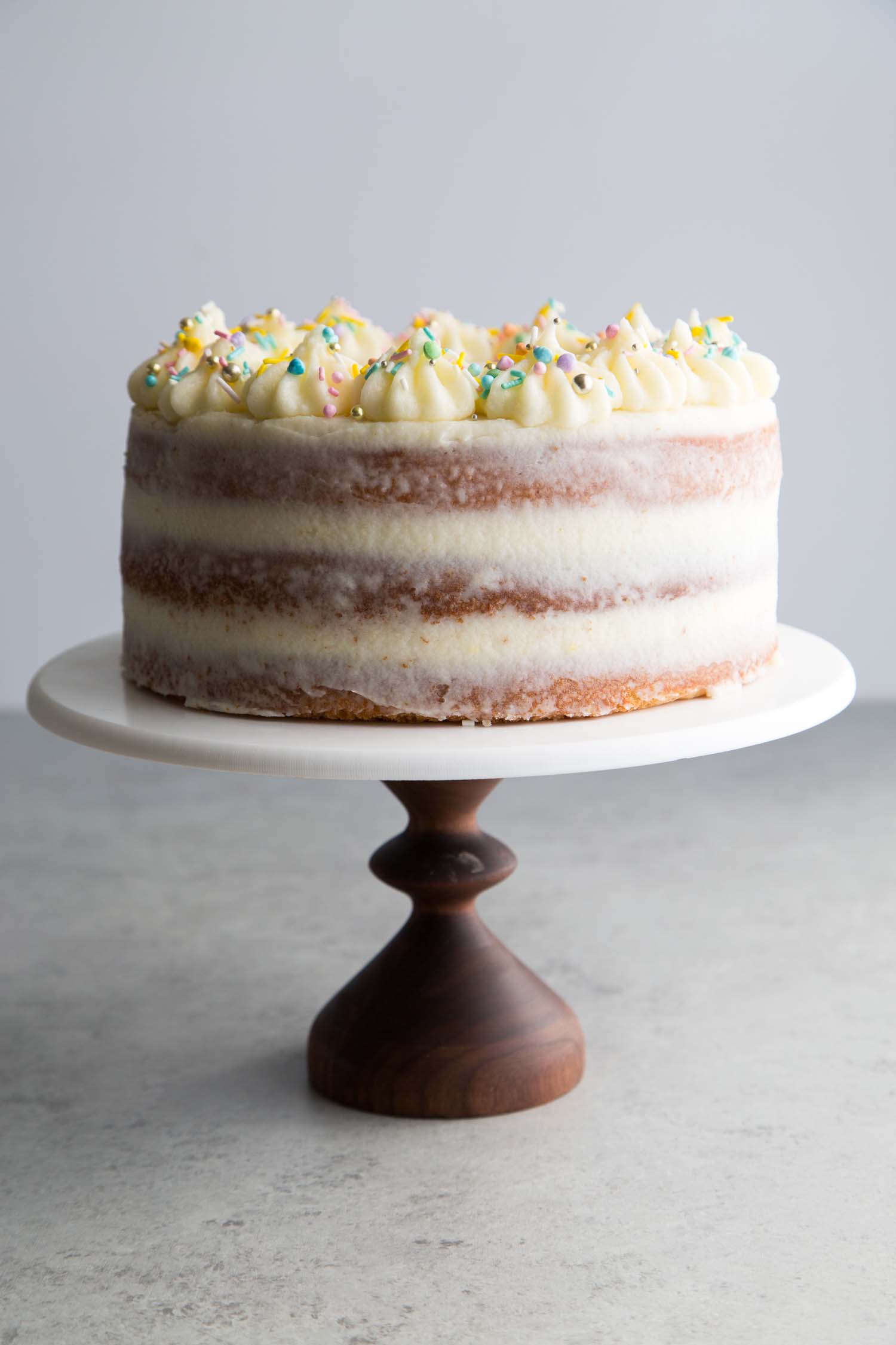 Lemon Layer Cake with Mascarpone Buttercream