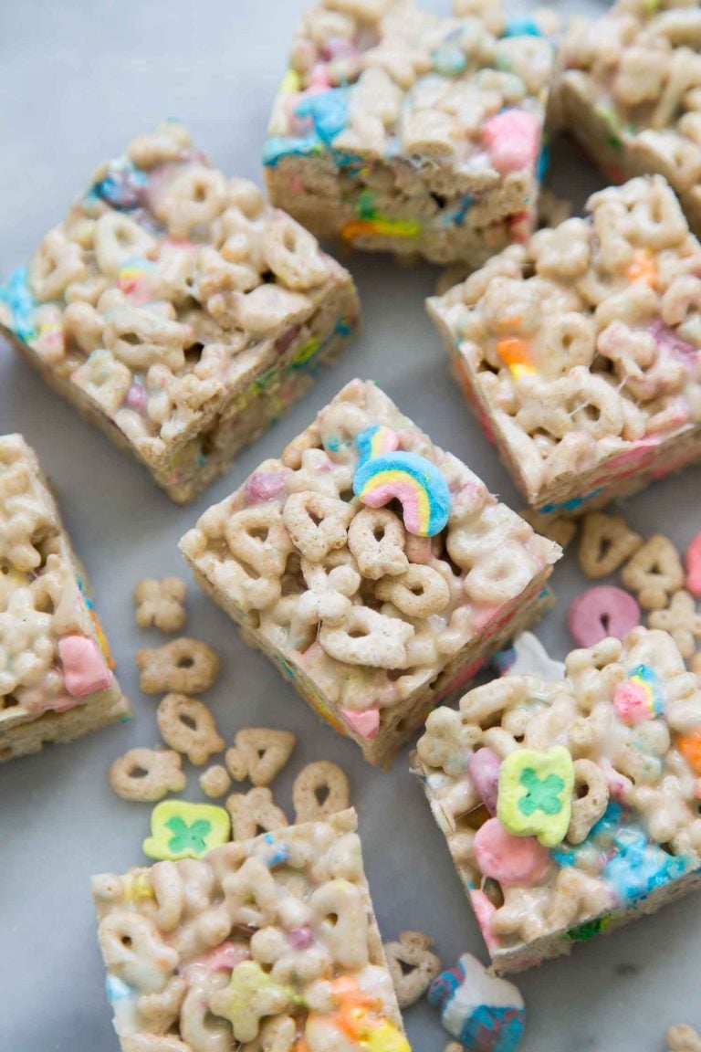 Lucky Charms Marshmallow Treats- The Little Epicurean