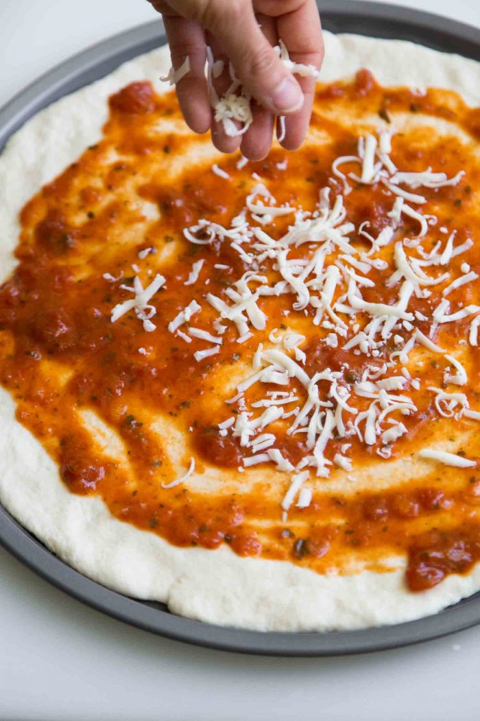 Two ingredient pizza dough the little epicurean