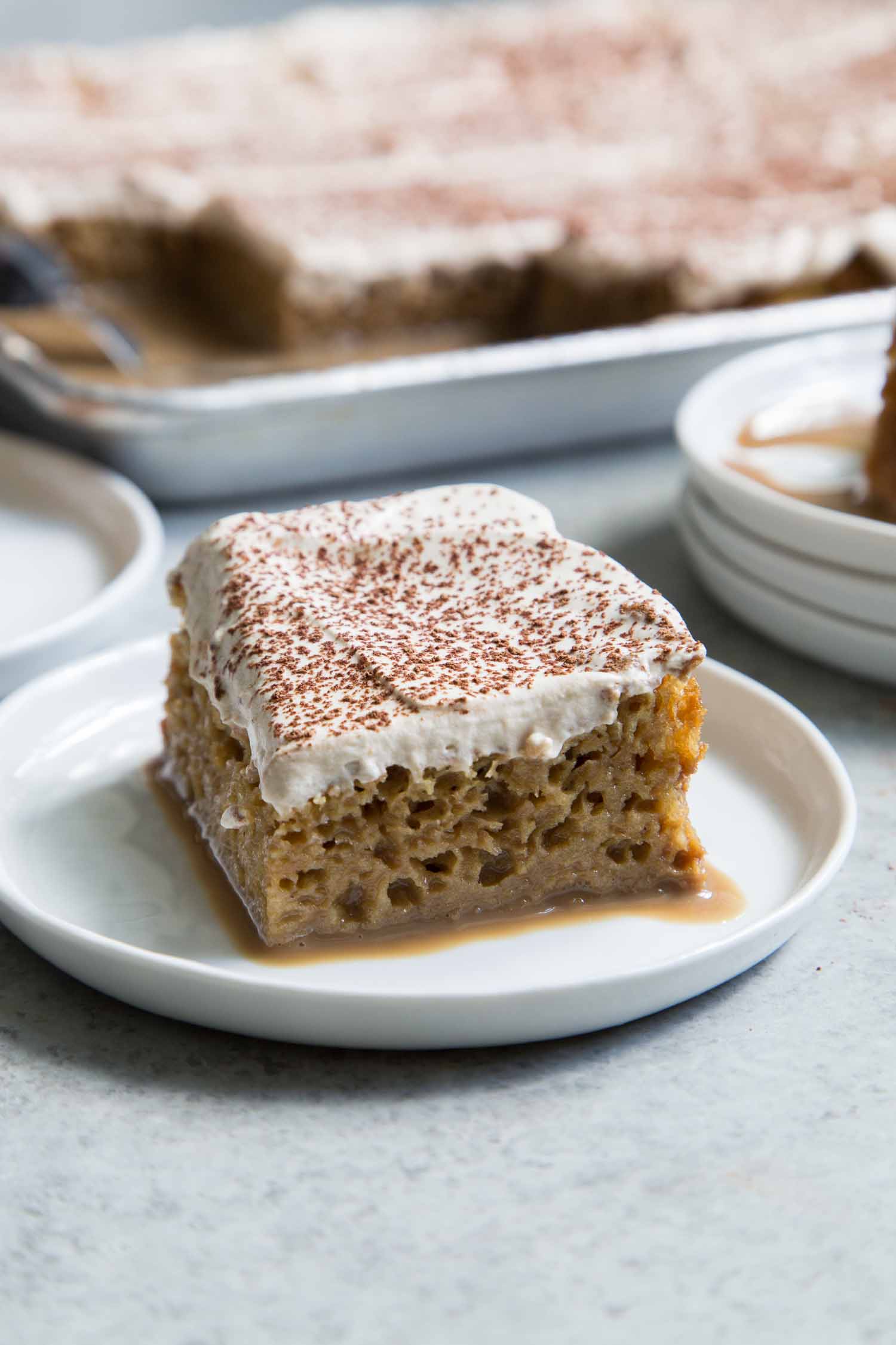 Vietnamese Coffee Poke Cake