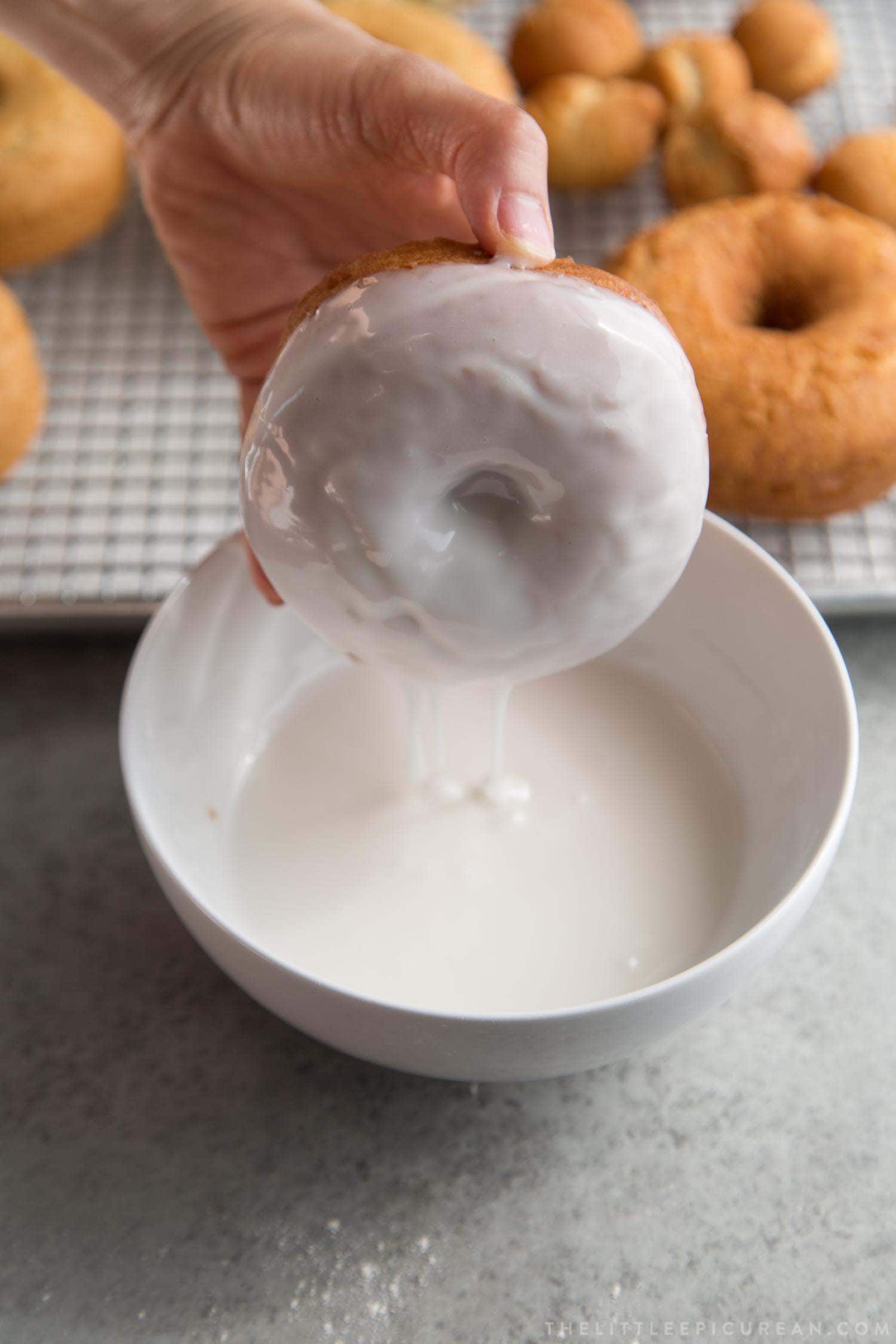 Coconut Cake Doughnut with Coconut Milk Glaze