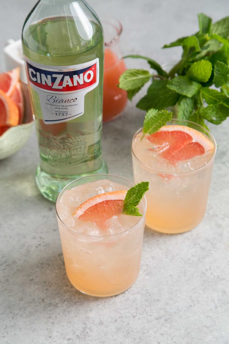 Grapefruit Cinzano Cocktail The Little Epicurean